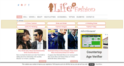Desktop Screenshot of lifenfashion.com